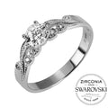Каблучка з камінням Swarovski Роксана