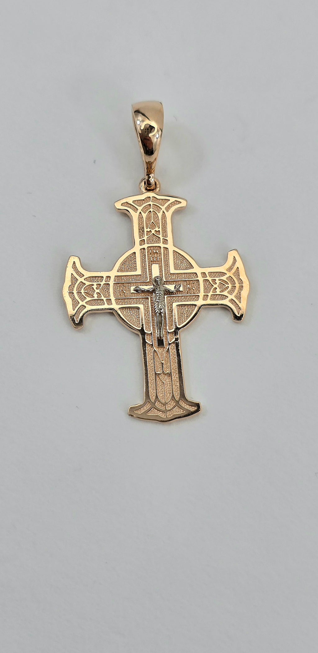 Хрести червоне золото 585° артикул зк96