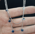 Срібне кольє 925 — арт. 1162 одинарне на 7зв