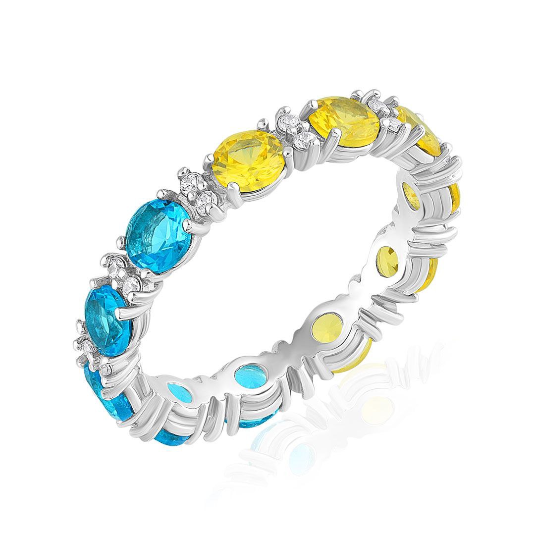 Каблучка з камінням Swarovski