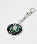 Срібний брелок для автомобіля Skoda